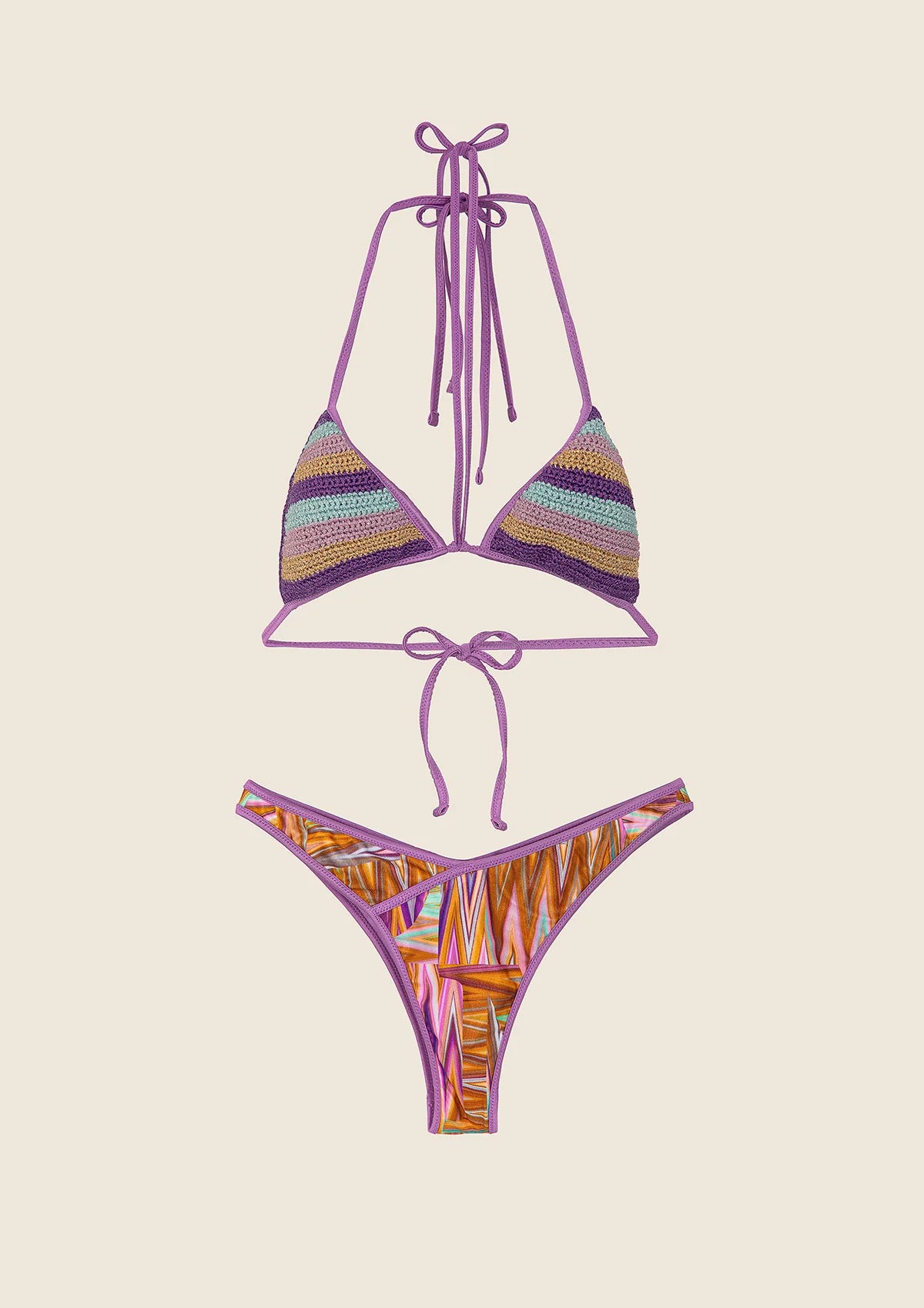 Bikini Donna F**K Triangolo con Slip
Americano Fisso Fantasia