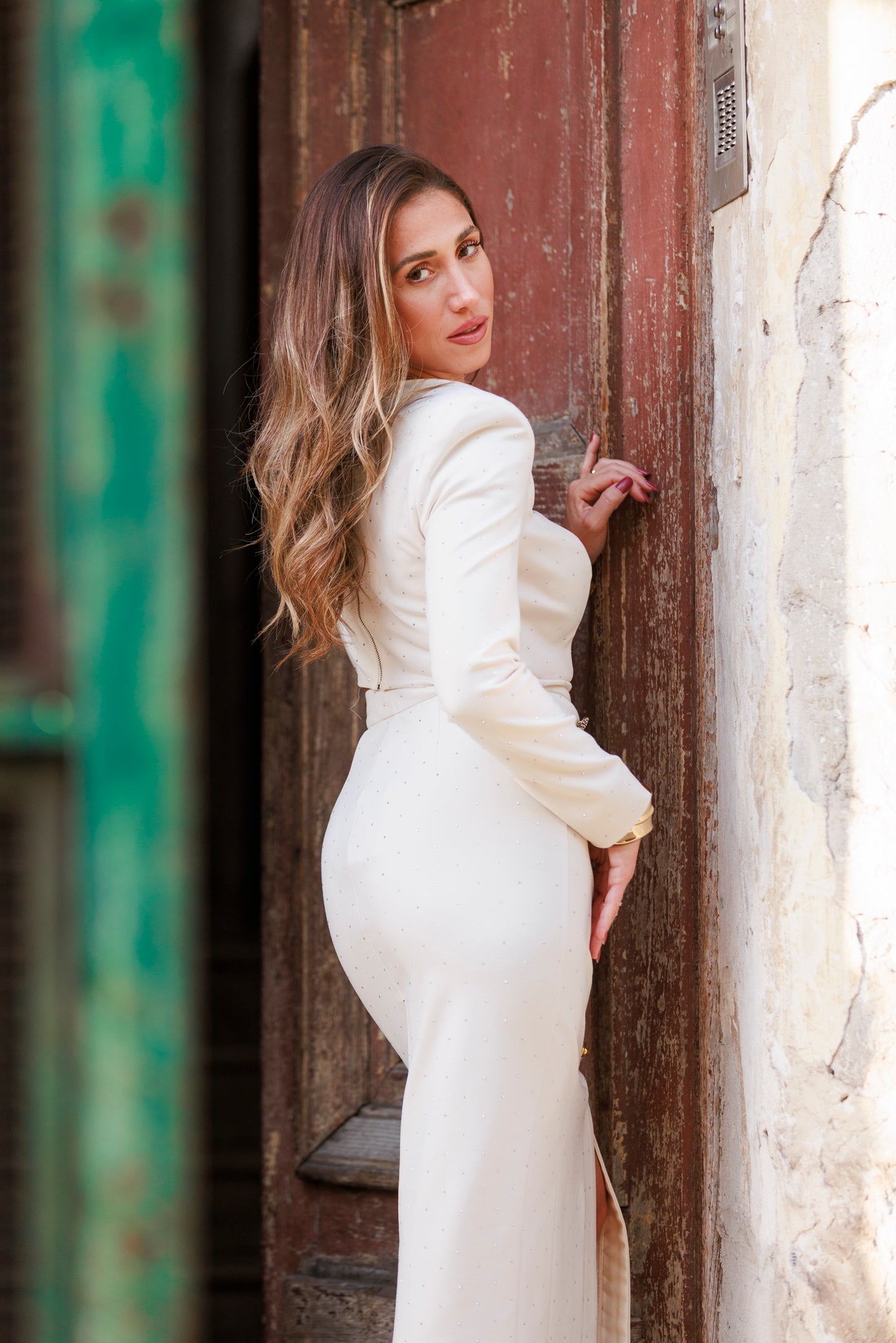 COORDINATO CREMA/SILVER SHIT