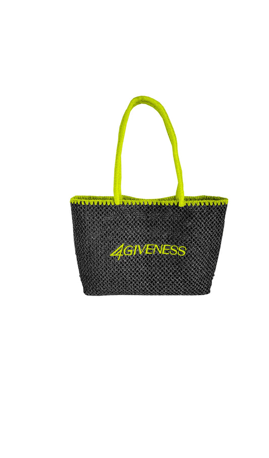 Borsa promo cartapaglia ricamo 4giveness
