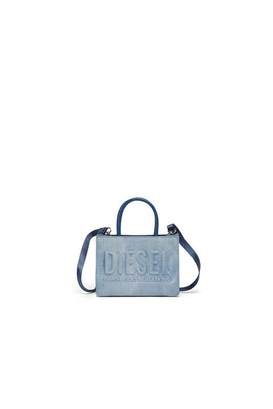 Borsa mini con logo frontale