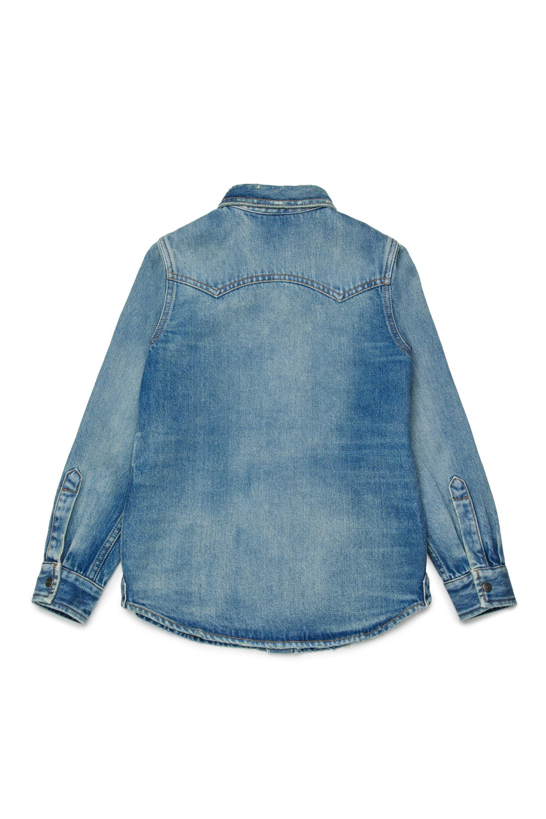 Diesel camicia Ceko in denim lavaggio blu
