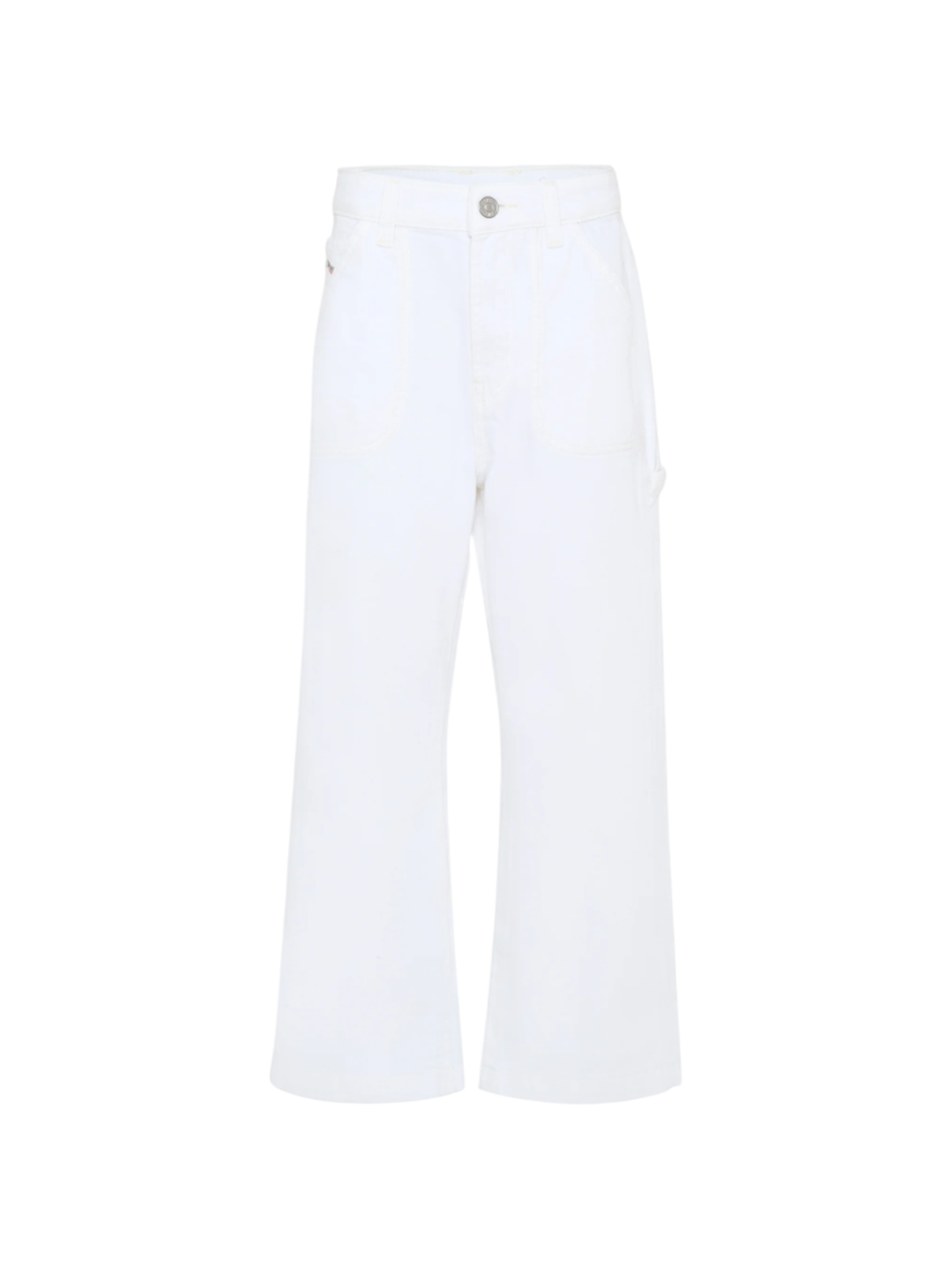 Diesel jeans wide leg lavaggio bianco
