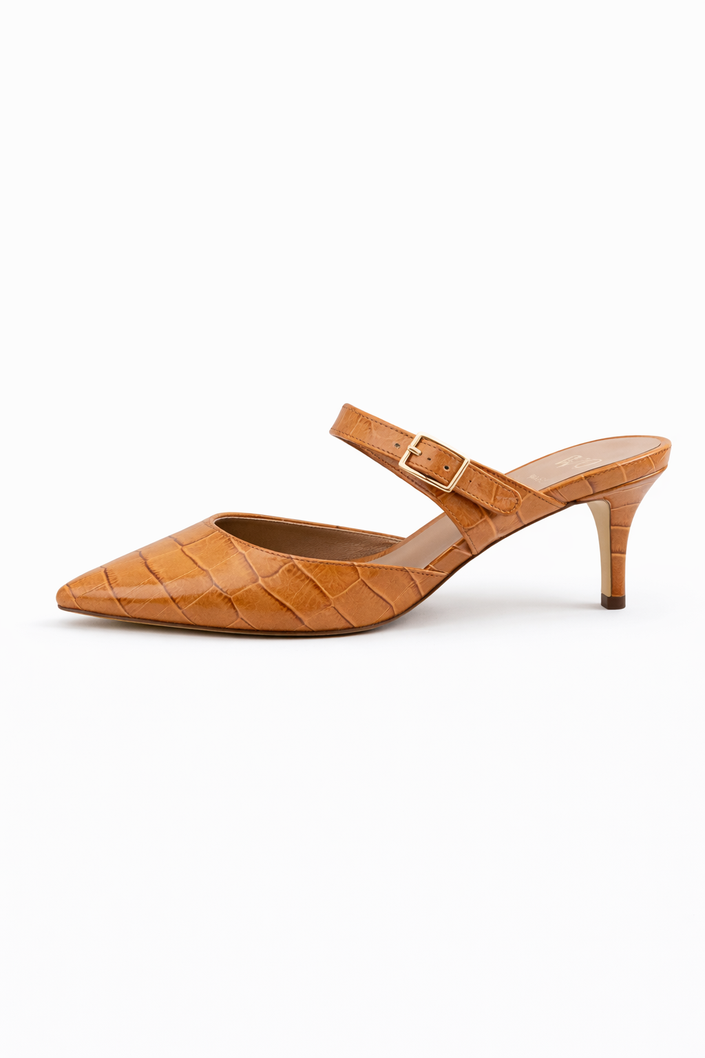 Décolleté slingback cocco – cuoio