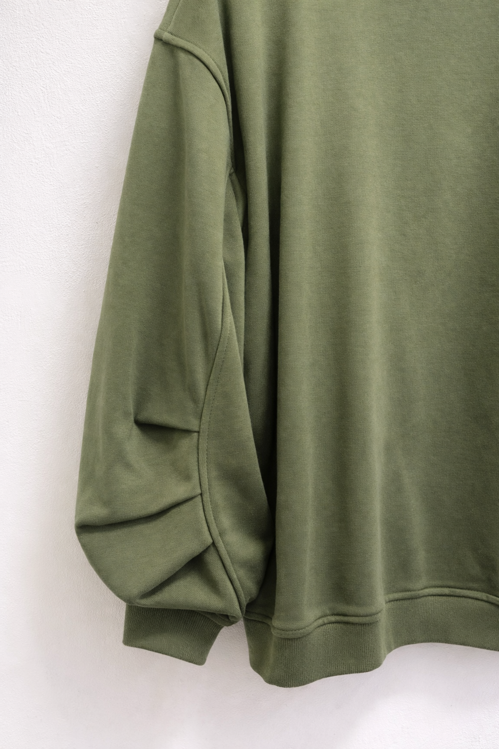 Felpa over “1968” – verde oliva